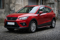 Seat Arona 2017- гг. Боковые Подножки Maya Red (2 шт., Алюминий) фото 1