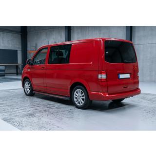 Боковые Подножки Maya Red (2 шт., Алюминий) Volkswagen T6 2015-2024 гг. фото 1