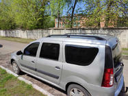 Lada Largus 2012- гг. Черные рейлинги фото 1