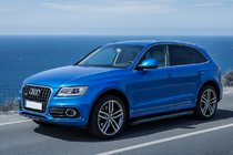 Audi Q5 2008-2017 гг. Боковые Подножки Maya Blue (2 шт., Алюминий) фото 1