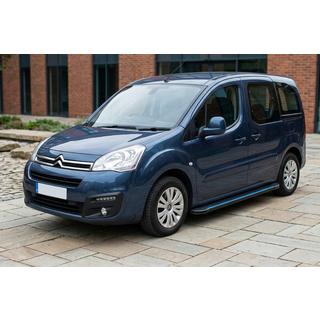 Боковые Подножки Maya Blue (2 шт., Алюминий) Citroen Berlingo 2008-2018 гг. фото 1