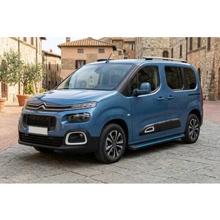 Боковые Подножки Maya Blue (2 шт., Алюминий) Citroen Berlingo/Multispace 2018- гг. фото 1
