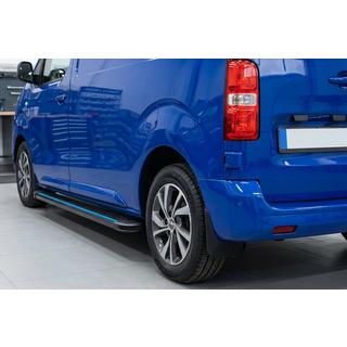 Боковые Подножки Maya Blue (2 шт., Алюминий) Citroen SpaceTourer 2016- гг. фото 1