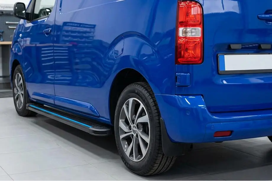 Citroen SpaceTourer 2016- гг. Боковые Подножки Maya Blue (2 шт., Алюминий) Image