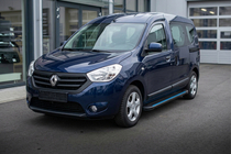 Dacia Dokker 2013-2022 гг. Боковые Подножки Maya Blue (2 шт., Алюминий) фото 1