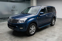 GreatWall Haval/Hover H3 2005-2013 гг. Боковые Подножки Maya Blue (2 шт., Алюминий) фото 1