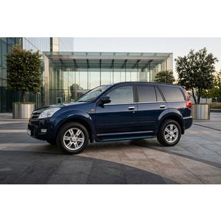 Боковые Подножки Maya Blue (2 шт., Алюминий) GreatWall Haval/Hover H3 2005-2013 гг. фото 2
