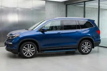 Honda Pilot 2015-2022 гг. Боковые Подножки Maya Blue (2 шт., Алюминий) фото 1