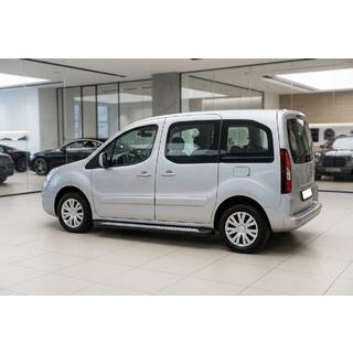Боковые пороги New Vision Black (2 шт., алюминий) Citroen Berlingo 2008-2018 гг. фото 1