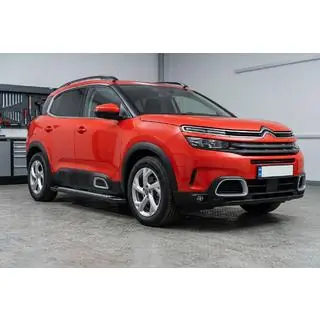 Боковые пороги New Vision Black (2 шт., алюминий) Citroen C5 Aircross 2017-2025 гг. фото 1