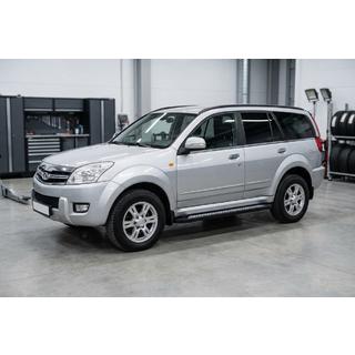Боковые пороги New Vision Black (2 шт., алюминий) GreatWall Haval/Hover H3 2005-2013 гг. фото 1