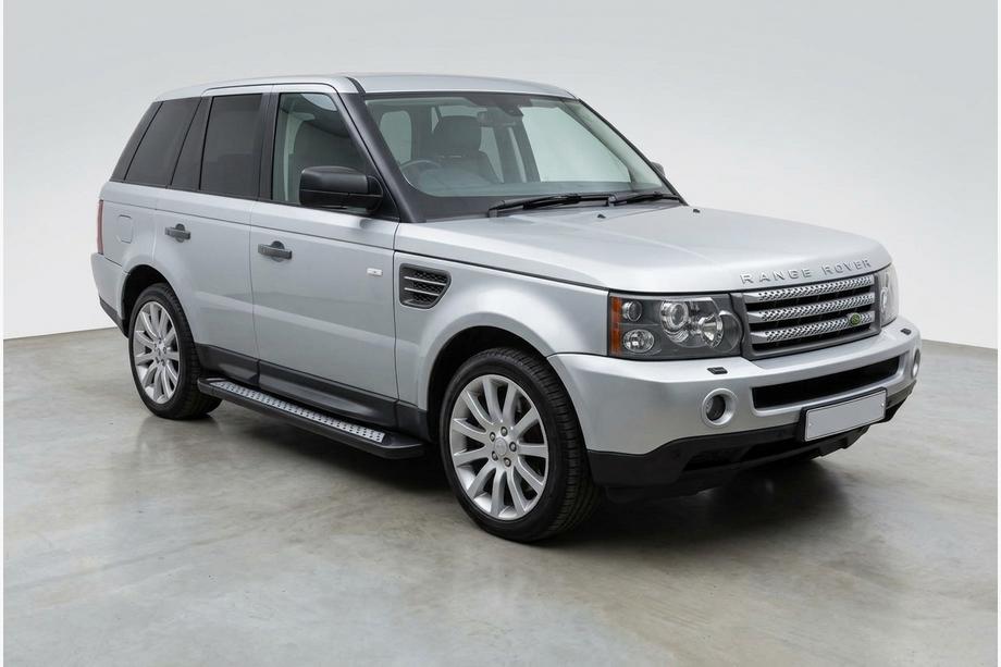 Range Rover Sport 2005-2013 гг. Боковые пороги New Vision Black (2 шт., алюминий) Фото 1