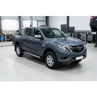 Боковые пороги New Vision Black (2 шт., алюминий)