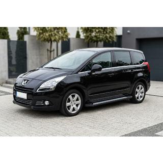 Боковые пороги New Vision Black (2 шт., алюминий) Peugeot 5008 2009-2016 гг. фото 1