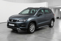 Seat Ateca 2016- гг. Боковые пороги New Vision Black (2 шт., алюминий) фото 1