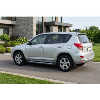 Боковые пороги New Vision Black (2 шт., алюминий) Toyota Rav 4 2006-2013 гг. фото 1