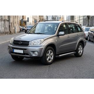Боковые пороги New Vision Black (2 шт., алюминий) Toyota Rav 4 2001-2005 гг. фото 1