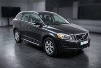 Volvo XC60 2009-2017 гг. Боковые пороги New Vision Black (2 шт., алюминий) фото 1