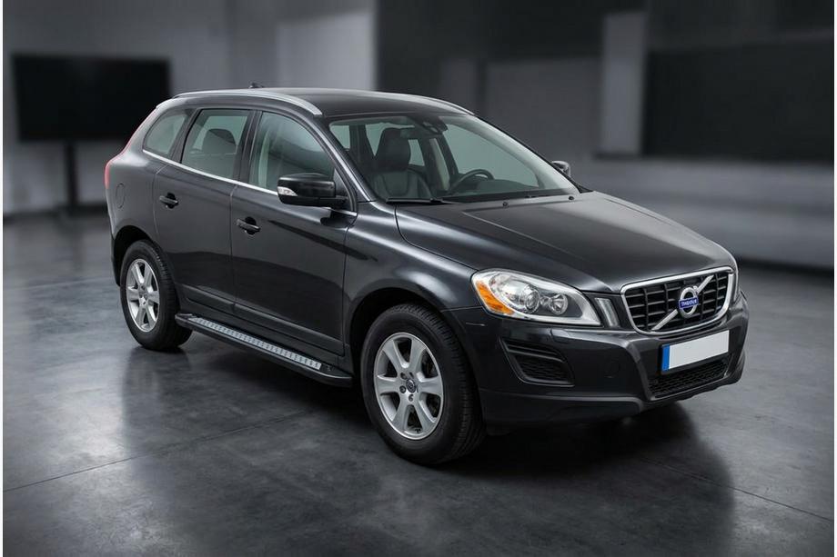 Volvo XC60 2009-2017 гг. Боковые пороги New Vision Black (2 шт., алюминий) Image
