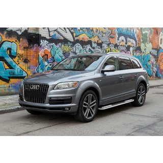 Боковые Подножки Tayga V2 (2 шт., Алюминий) Audi Q7 2005-2015 гг. фото 1