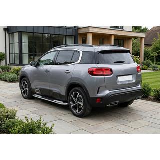 Боковые Подножки Tayga V2 (2 шт., Алюминий) Citroen C5 Aircross 2017-2025 гг. фото 1
