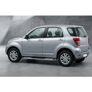Боковые Подножки Tayga V2 (2 шт., Алюминий) Daihatsu Terios 2006-2017 гг. фото 1