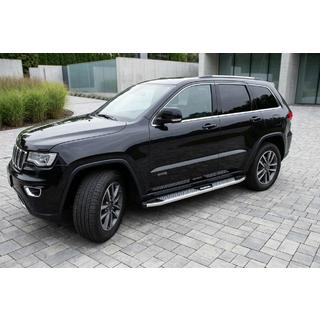 Боковые Подножки Tayga V2 (2 шт., Алюминий) Jeep Grand Cherokee WK2 2010-2021 гг. фото 1