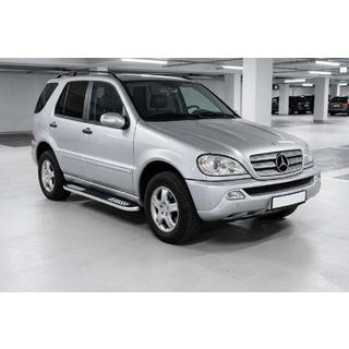 Боковые Подножки Tayga V2 (2 шт., Алюминий) Mercedes ML W163 1997-2005 гг. фото 1
