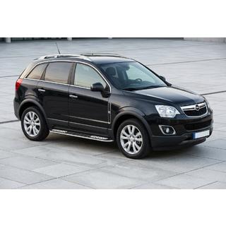 Боковые Подножки Tayga V2 (2 шт., Алюминий) Opel Antara 2006-2017 гг. фото 1