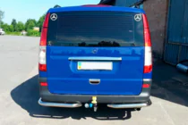 Mercedes Vito W639 2004-2014 гг. Задние уголки AK003 (2 шт., нержавейка) фото 10
