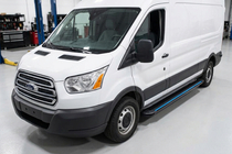 Ford Transit 2014- гг. Боковые Подножки Maya Blue (2 шт., Алюминий) фото 1