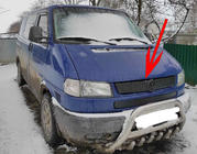 Volkswagen T4 Transporter 1990-2003 гг. Зимняя накладка на решетку радиатора фото 2