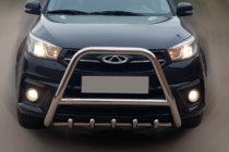 Chery Tiggo 3 2005- гг. Кенгурятник WT009 (нержавейка) фото 1