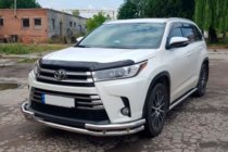 Toyota Highlander 2013-2019 гг. Кенгурятник ST-Special Нержавейка фото 2