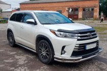 Toyota Highlander 2013-2019 гг. Кенгурятник ST-Special Нержавейка фото 4