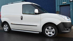 Fiat Doblo II 2010-2022 гг. Хромированные Накладки на Ручки (4 шт., Нержавейка) OmsaLine - Итальянская Нержавейка фото 2