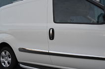 Fiat Doblo II 2010-2022 гг. Хромированные Накладки на Ручки (4 шт., Нержавейка) OmsaLine - Итальянская Нержавейка фото 8
