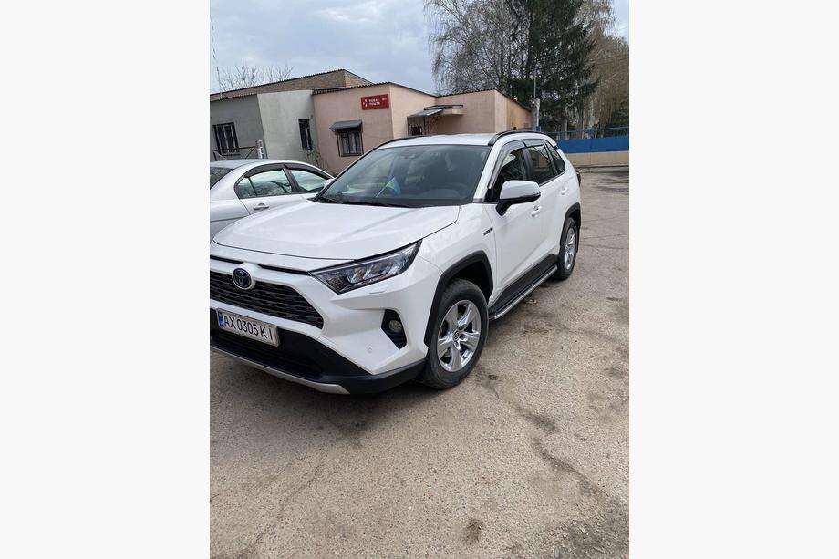 Toyota Rav 4 2019–2025 гг. Боковые Подножки OEM V1A (2 шт, Алюминий) Фото 2