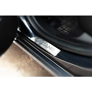 Накладки на пороги OmsaLine (4 шт, нержавейка) Renault Megane IV 2016-2025 гг. фото 4