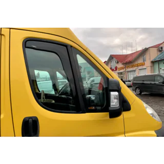 Ветровики вставные (2 шт, HIC) Fiat Ducato 2006-2025 гг. фото 3