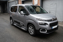 Citroen Berlingo/Multispace 2018- гг. Боковые Подножки Tayga V2 (2 шт., Алюминий) фото 1