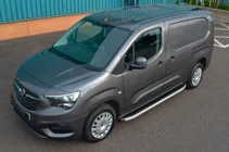 Opel Combo 2019- гг. Боковые Подножки Fullmond (2 шт., Алюминий) фото 3