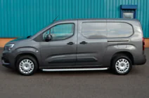 Opel Combo 2019- гг. Боковые Подножки Fullmond (2 шт., Алюминий) фото 4