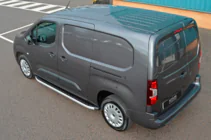 Opel Combo 2019- гг. Боковые Подножки Fullmond (2 шт., Алюминий) фото 5