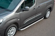 Opel Combo 2019- гг. Боковые Подножки Fullmond (2 шт., Алюминий) фото 7