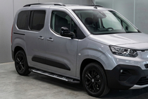 Opel Combo 2019- гг. Боковые Подножки Sunrise (2 шт., Алюминий) фото 1