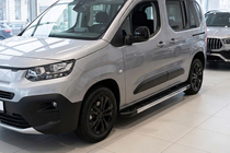 Opel Combo 2019- гг. Боковые пороги RedLine V1 (2 шт., алюминий) фото 1