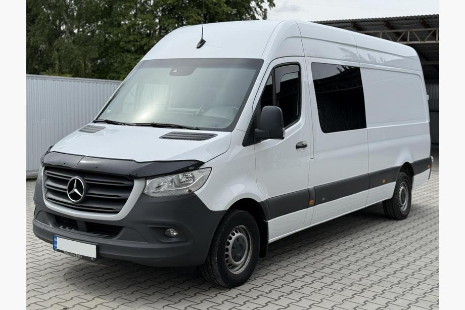 Mercedes Sprinter W907/W910 2018- гг. Дефлектор капота (EuroCap) Фото 4