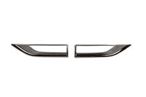 Volkswagen T6 2015-2024 гг. Накладки на боковые повторители 2015-2019 (2 шт., черный хром) фото 1