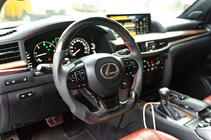Lexus LX570/450d 2008-2022 гг. Анатомический руль в сборе (карбон) фото 4